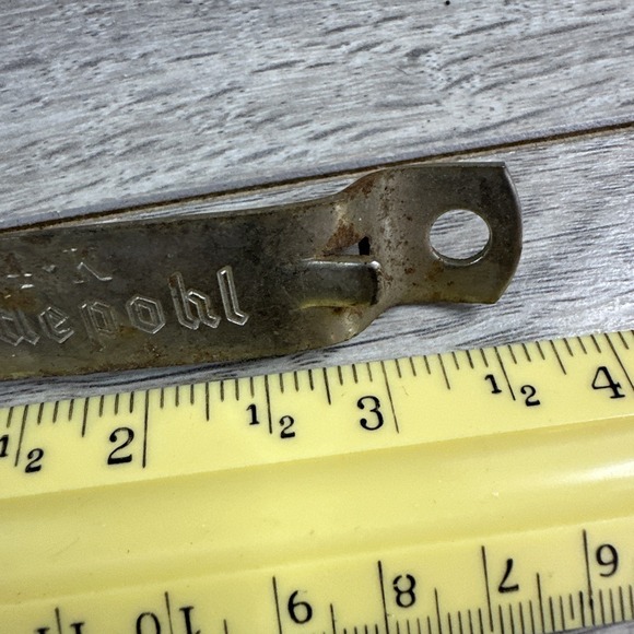 Hudepohl 14-K Beer Bottle and Can Opener VTG Church Key - Picture 4 of 7